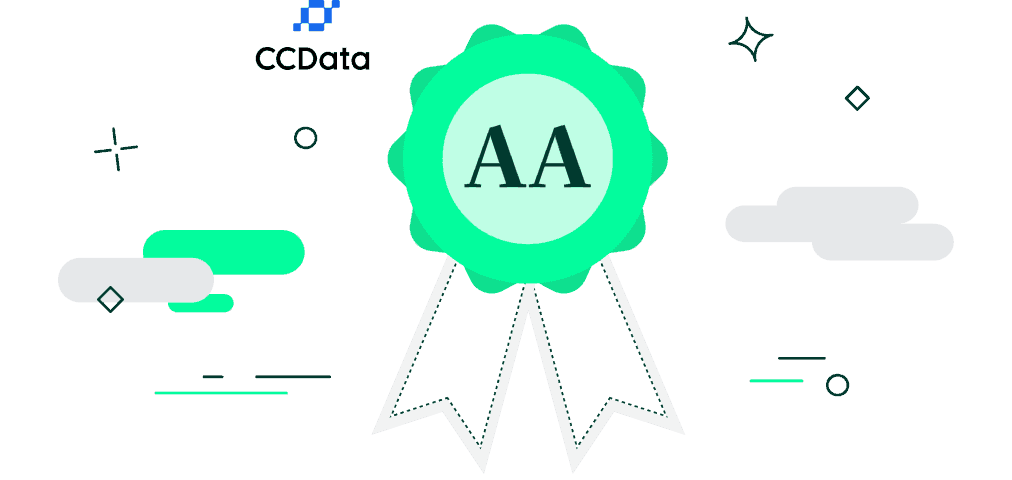 Calificación de riesgo más alta de CCData